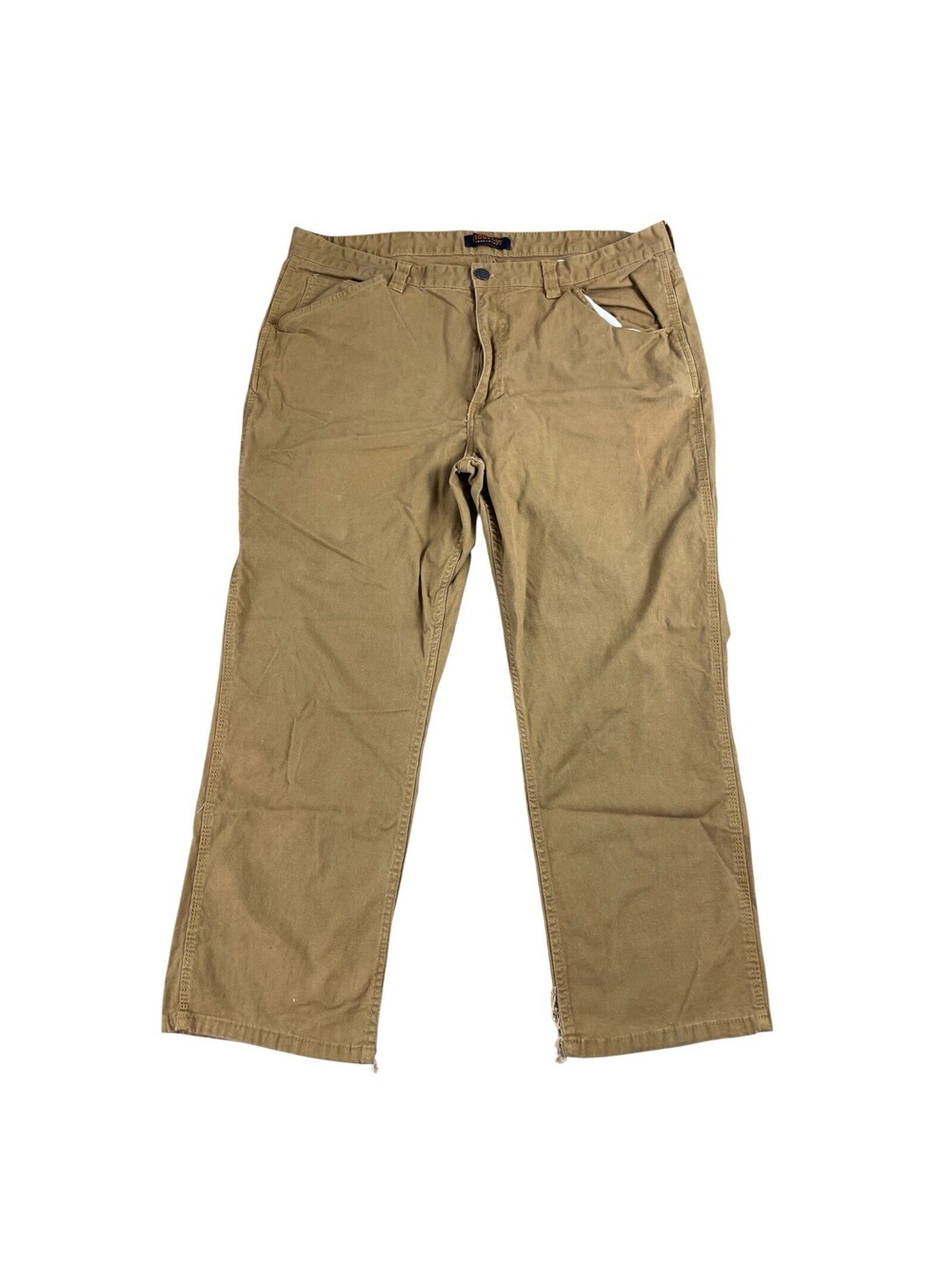 Ridgecut Toughwear Duck Canvas Carpenter Pants Men's 42 x 30 Brown